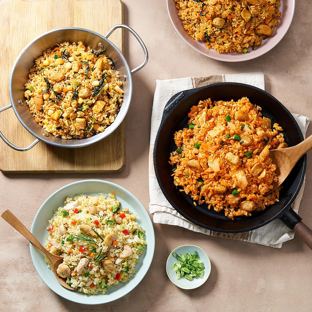 [★한정수량★] 맛있는 닭가슴살 볶음밥 4종 200g x 8팩