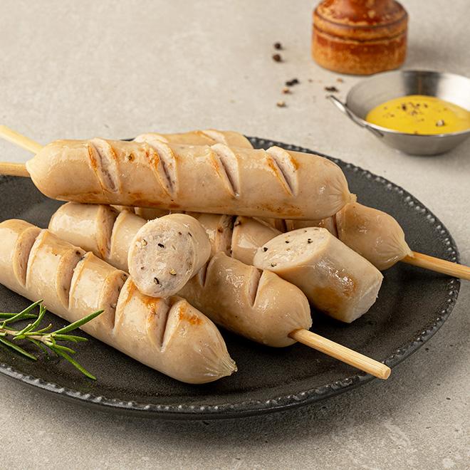맛있는 닭가슴살 블랙페퍼 소시지 꼬치 70g