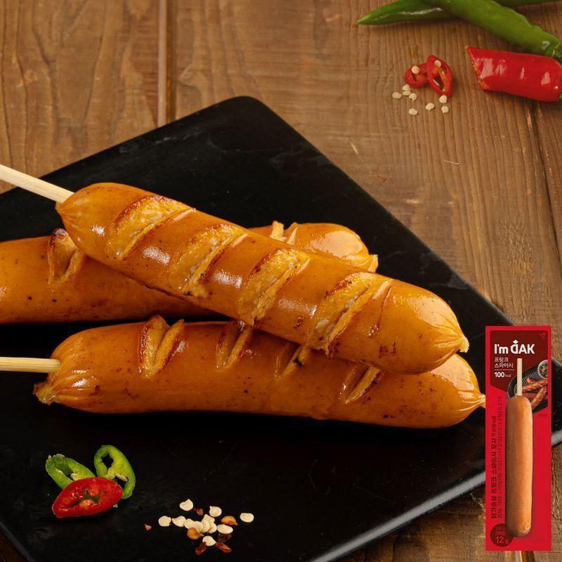 아임닭 닭가슴살 프랑크 스파이시 꼬치 70g x 10팩