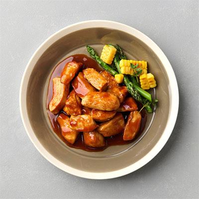 한입소스 스팀 닭가슴살 바베큐맛 100g