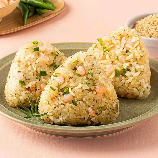 바쁘닭 현미주먹밥 청양새우 100g